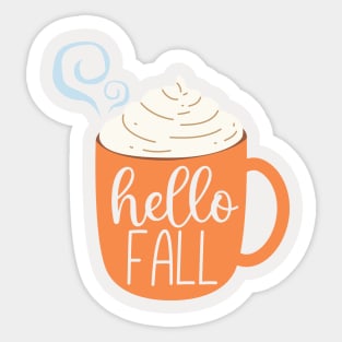 Hello Fall Sticker